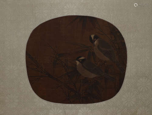 Song Hua  Flower And Birds Round Painting