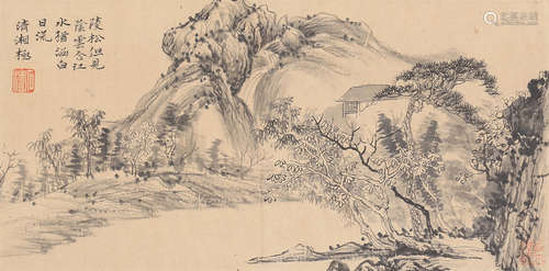 Shi Tao  Landscape Painting Scroll