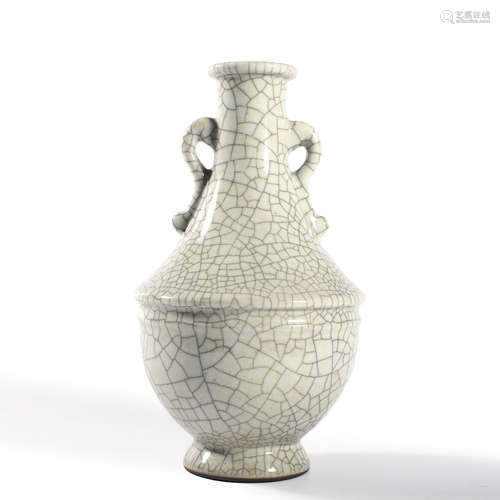 A Ge Type Double-Eared Vase