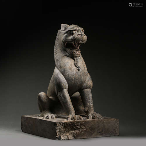 STONE LION, TANG DYNASTY, CHINA