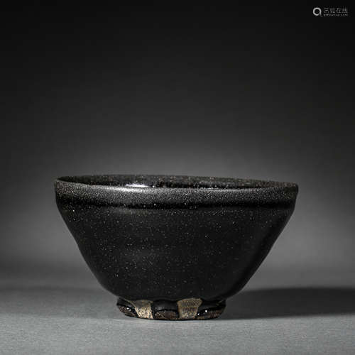 BLACK-GLAZED JIAN WARE CUP, SOUTHERN SONG DYNASTY, CHINA