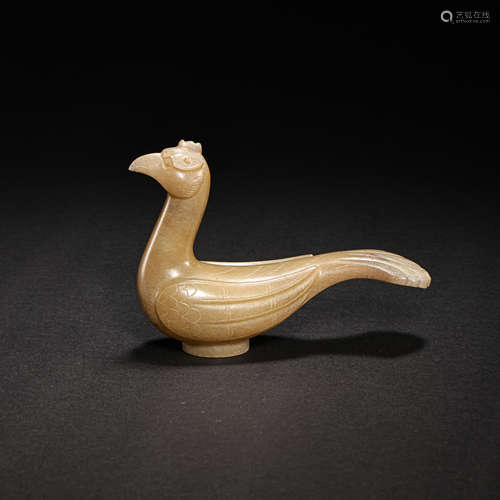 HETIAN JADE BIRD, THE WARRING STATES PERIOD OF CHINA