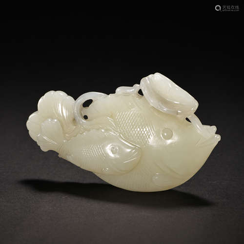 HETIAN JADE FISH, QING DYNASTY, CHINA