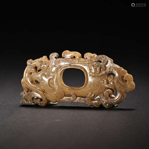 HETIAN JADE PENDANT, THE WARRING STATES PERIOD, CHINA