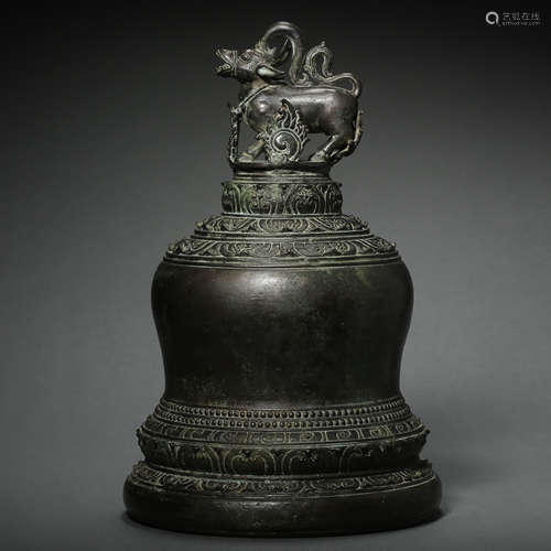 ANCIENT INDIAN BRONZE BUDDHIST TALISMAN