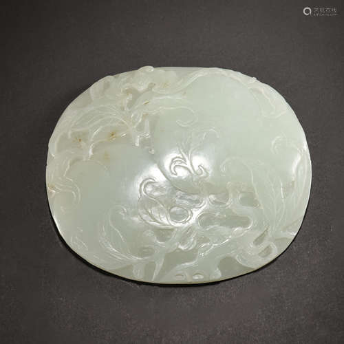 HETIAN JADE TILE, QING DYNASTY, CHINA