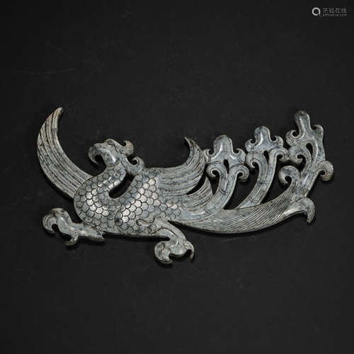 TANG DYNASTY, CHINESE HETIAN JADE PHOENIX