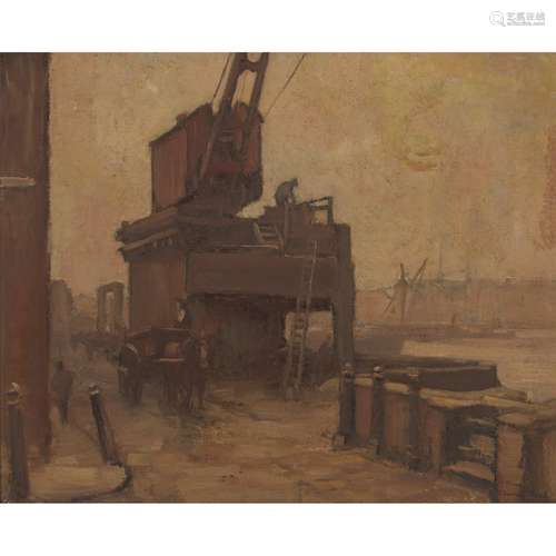 Henry Samuel Teed (1883-1916), DOCKSIDE, SOUTHBANK,