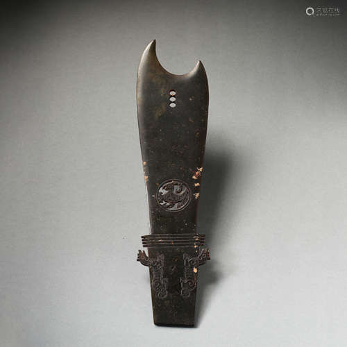 CHINESE MAJIAYAO CULTURE, HETIAN JADE SWORD