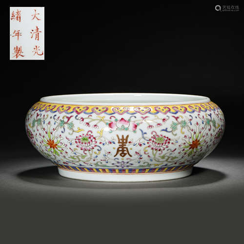 WUCAI BOWL, THE GUANGXU PERIOD OF THE QING DYNASTY, CHINA