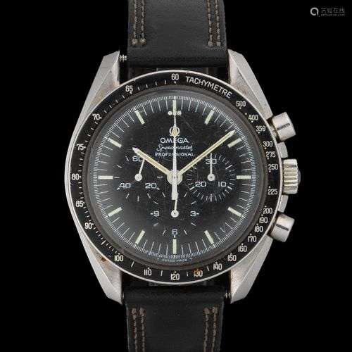 Omega, Speedmaster, montre ronde automatique Cadran noir, ai...