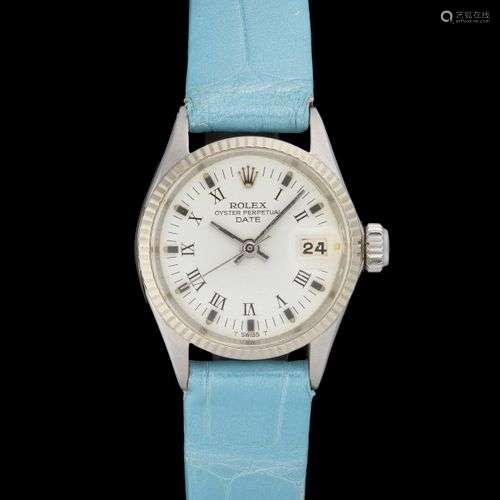 Rolex, Oyster Perpetual Date, montre ronde automatique Cadra...