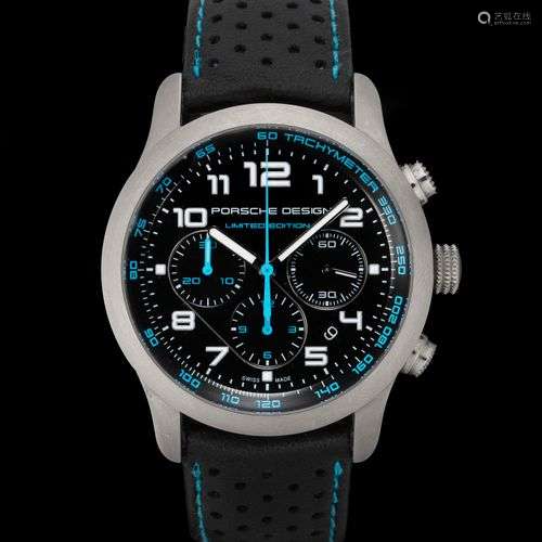 Porsche Design, PTC Blue Edition, montre chronographe ronde ...