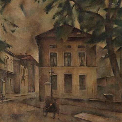 Martin Lauterburg (1891-1960) Dufourstrasse Berne, 1917, hui...