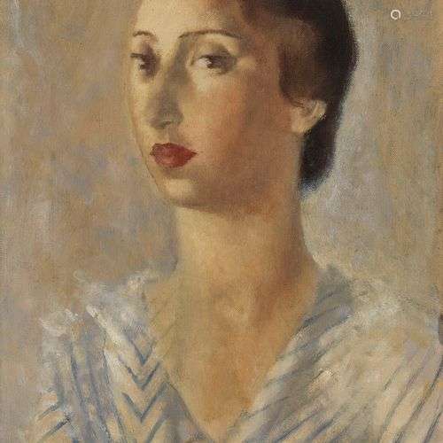 Rodolphe Théophile Bosshard (1889-1960) Portrait de jeune fe...