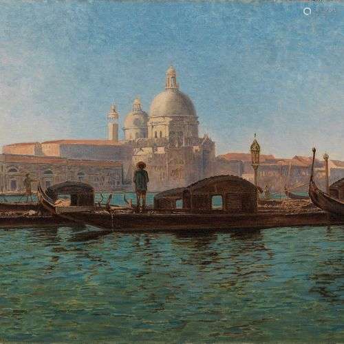 Arthur Calame (1843-1919) Le Grand Canal et la basilique San...