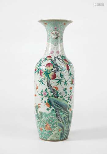 Grand vase, Chine, époque Daoguang (1821-1850) Porcelaine ém...