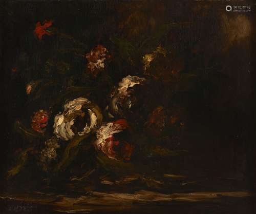 Antoine VOLLON Lyon, 1833 - Paris, 1900Bouquet de fleursHuil...