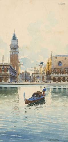 Antonietta BRANDEIS Miskovice, vers 1848 - Venise, 1926Gondo...