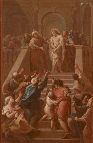 Etienne PARROCEL Avignon, 1696 - Rome, 1775Ecce HomoHuile su...