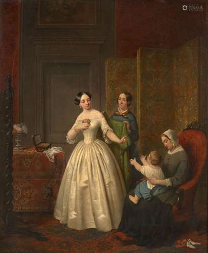 Henri-Jean-Baptiste JOLLY Anvers, 1812 - La Haye, 1853Le dép...