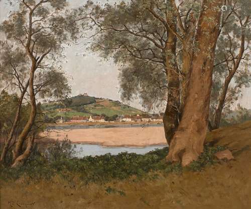 Henri LINGUET Paris, 1881 - (?), 1914Vue des bords de Loire ...