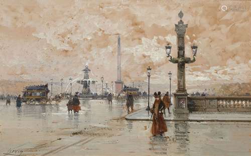 Eugène GALIEN-LALOUE Paris, 1854 - Chérence, 1941Vue de la p...