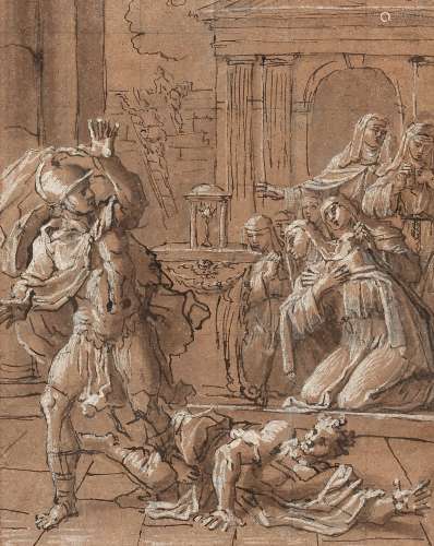 Attribué à Jean-Baptiste CORNEILLE Paris, 1649 - 1695Sainte ...