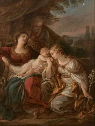 Attribué à Pierre LACOUR Bordeaux, 1745 - 1814La Sainte Fami...