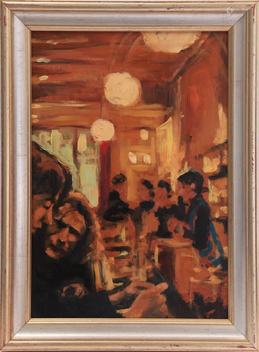 Irma Kamp (1968-) CafÃ© interior