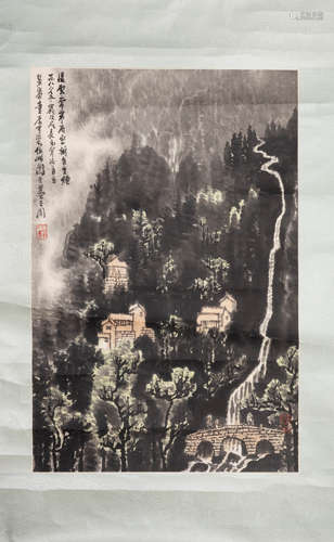 LI KERAN, LANDSCAPE PAPER PAINTING