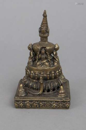 Nepalesische Bronze Stupa