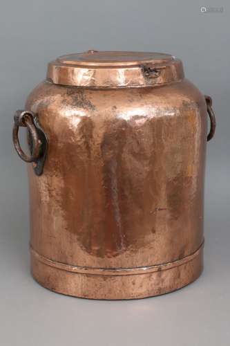 Kupfer-Milchkanne des 19. Jahrhunderts