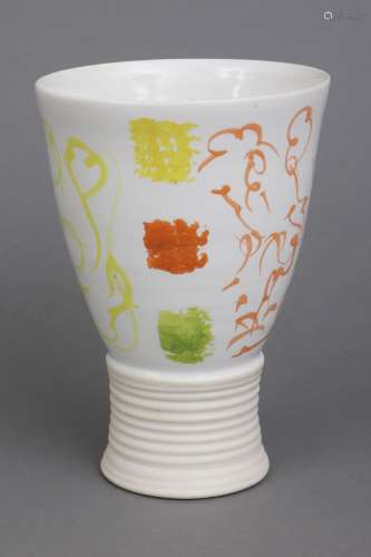 Künstlerporzellan Vase