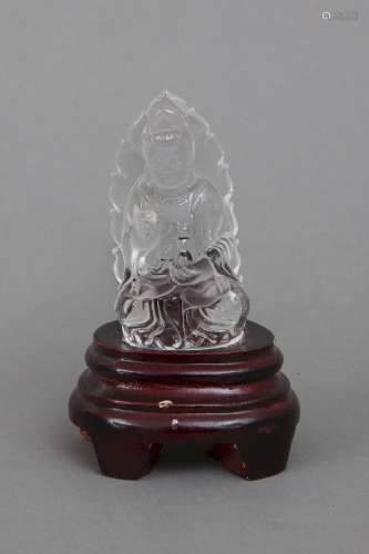 Chinesischer Bergkristall Buddha