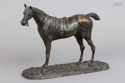 JOHN WILLIS-GOOD (1845-1879) Bronzefigur ¨Gesatteltes Rennpf...