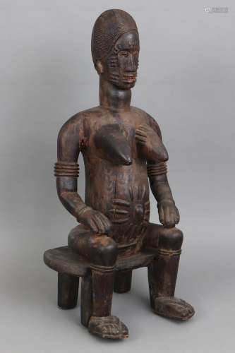 Afrikanische Ritualfigur der Luba, Kongo