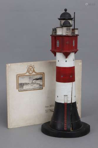 Modell des Nordsee-Leuchtturms ¨Rotesand¨