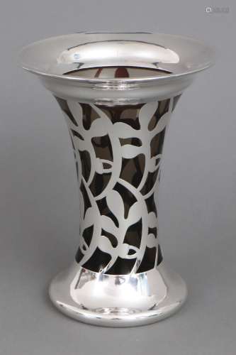 SPAHR Silver-Overlay Vase