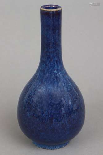 Chinesische powder-blue Monochrome Porzellanvase