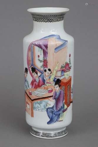 Chinesische Porzellanvase der Republikzeit (1912-1949)