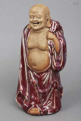 Chinesische Mud-Man Figur des lächelnden Buddhas