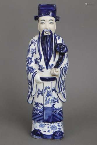 Dekorative chinesische Porzellanfigur ¨Gelehrter¨ im Stile M...