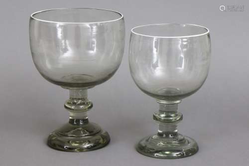 Paar Pokal-Gläser (Typ ¨Berliner Weiße¨)
