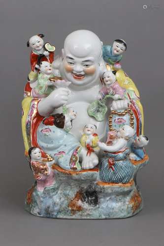 Chinesische Buddhafigur (sog. ¨Kinderwunsch-Glücksbringer¨)