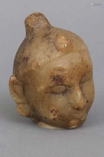 Asiatischer Buddha-Kopf (Fragment)