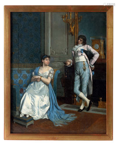 埃德蒙·乔治·葛朗让（1844～1908） 1872年作 锦瑟和谐 布面油画