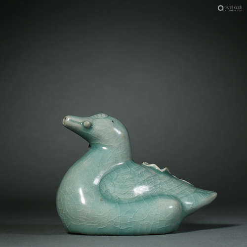 Song Dynasty,Goryeo Porcelain Mandarin Duck Water Drops