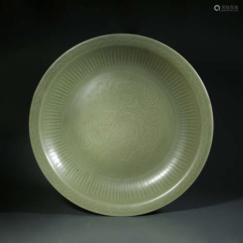 Yuan Dynasty,Longquan Kiln Plate