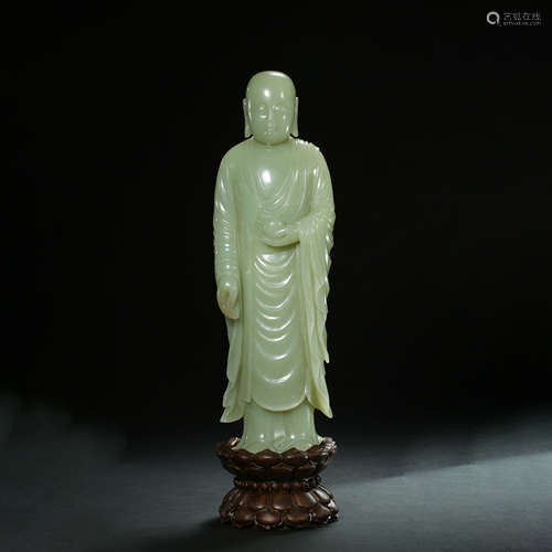 Qing Dynasty,Jade Buddha Statue